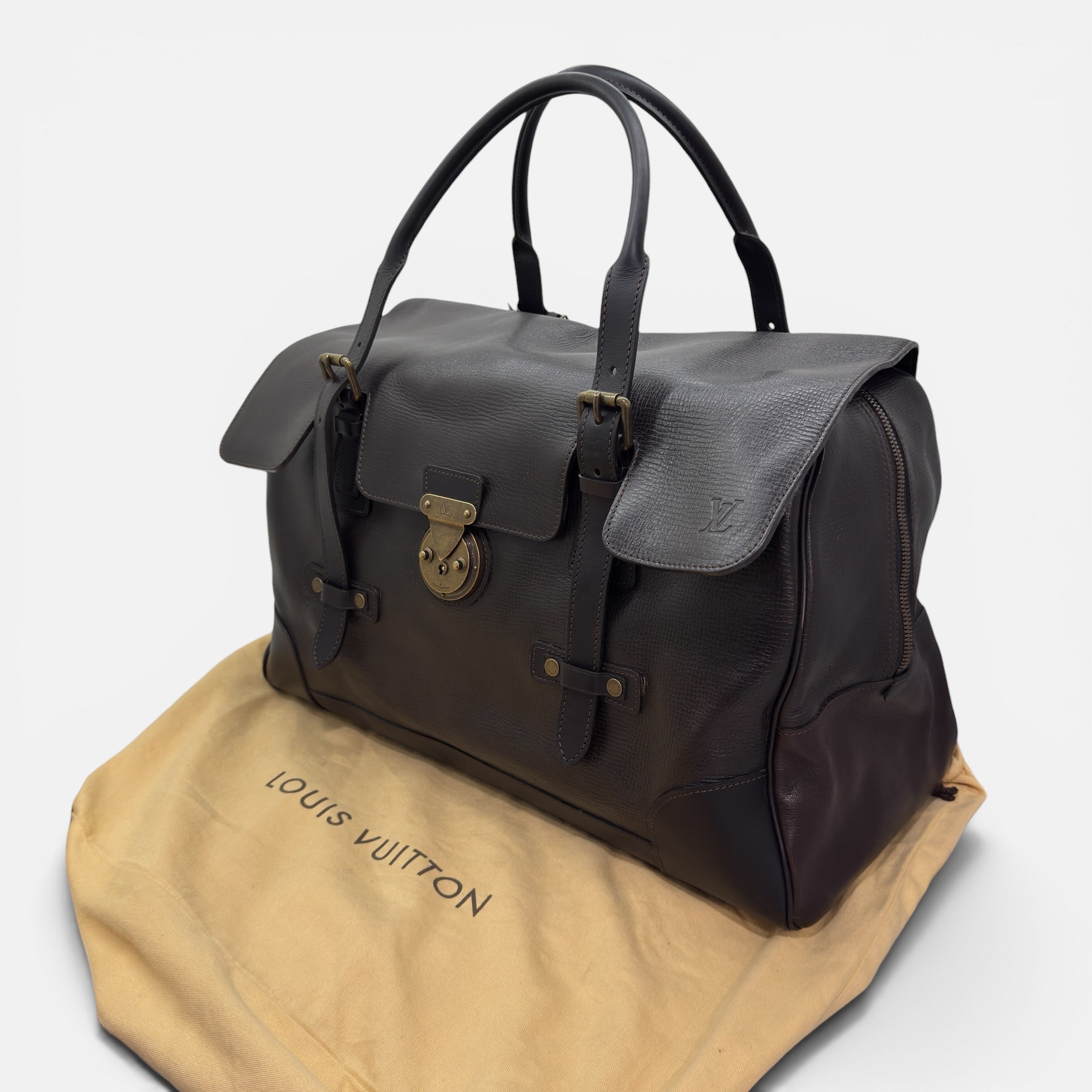 Utah Mowa borsa weekend in pelle marrone