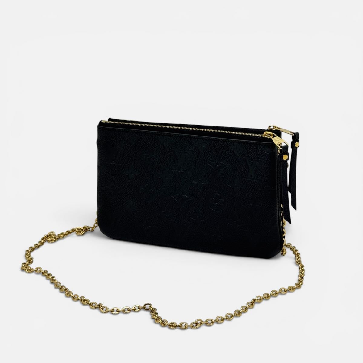 Pochette Double Zip Empreinte