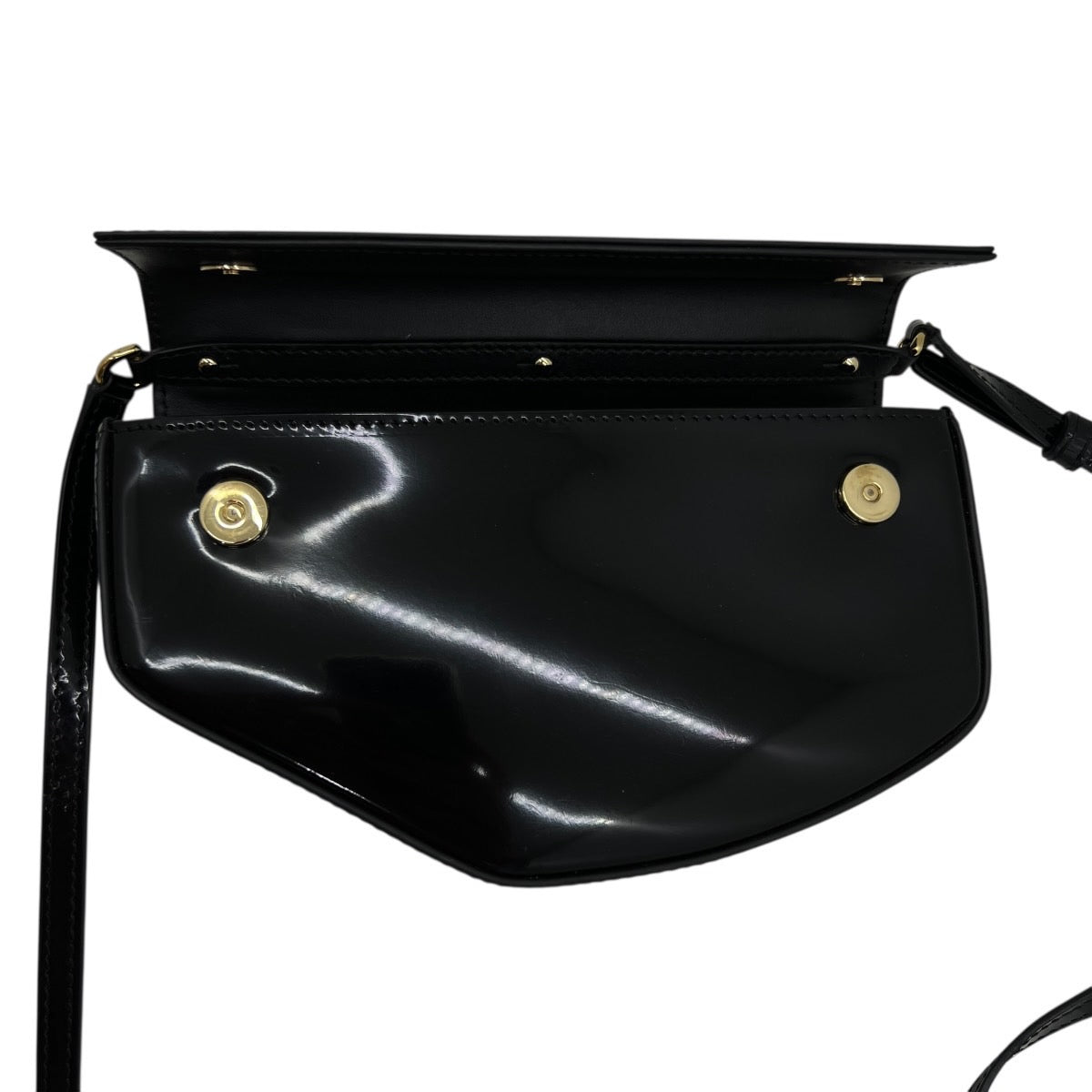 DOLCE & GABBANA MOON MINI BORSA A TRACOLLA IN VERNICE