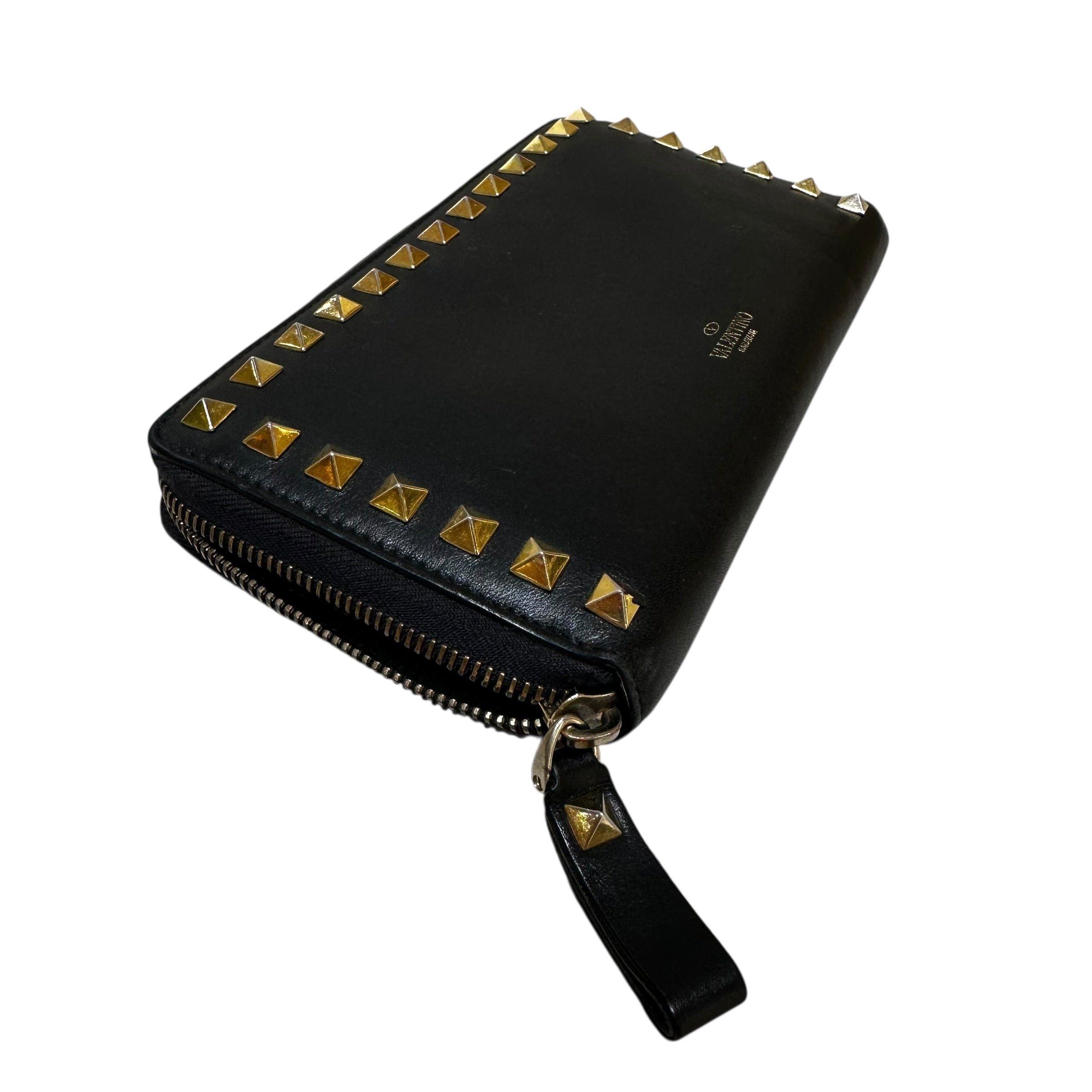 Portafoglio Rockstud con zip