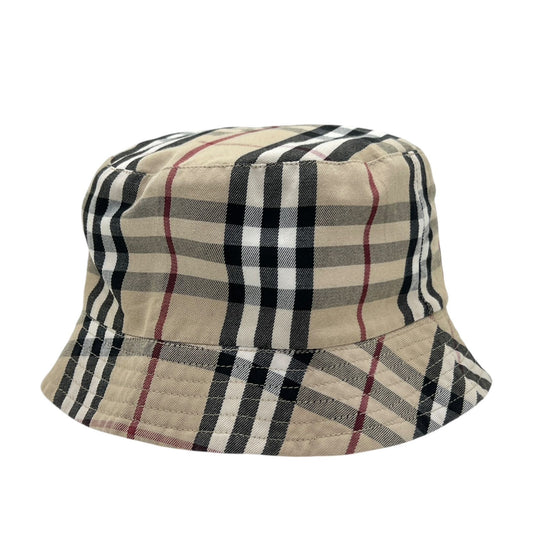 BURBERRY CAPPELLO DA PESCATORE REVERSIBILE VINTAGE IN COTONE CHECK