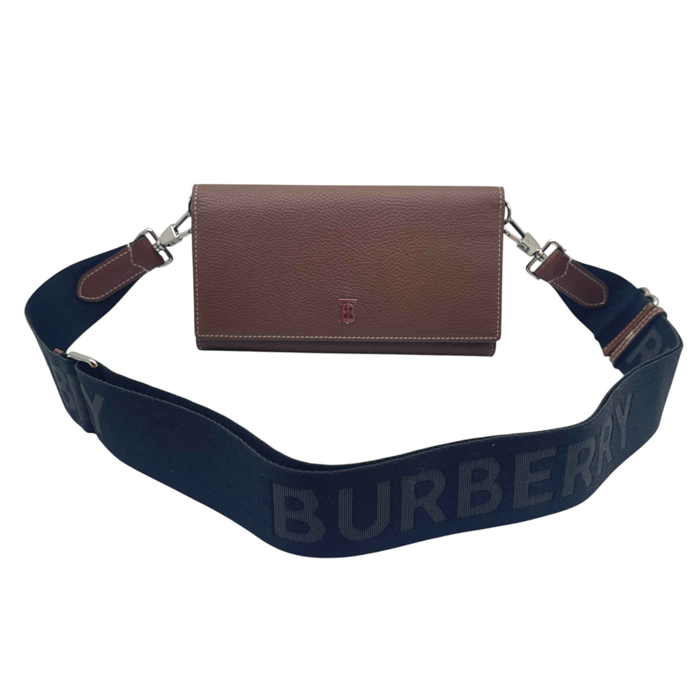 Portafoglio in pelle con tracolla