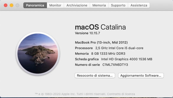 MacBook Pro 13” 2012