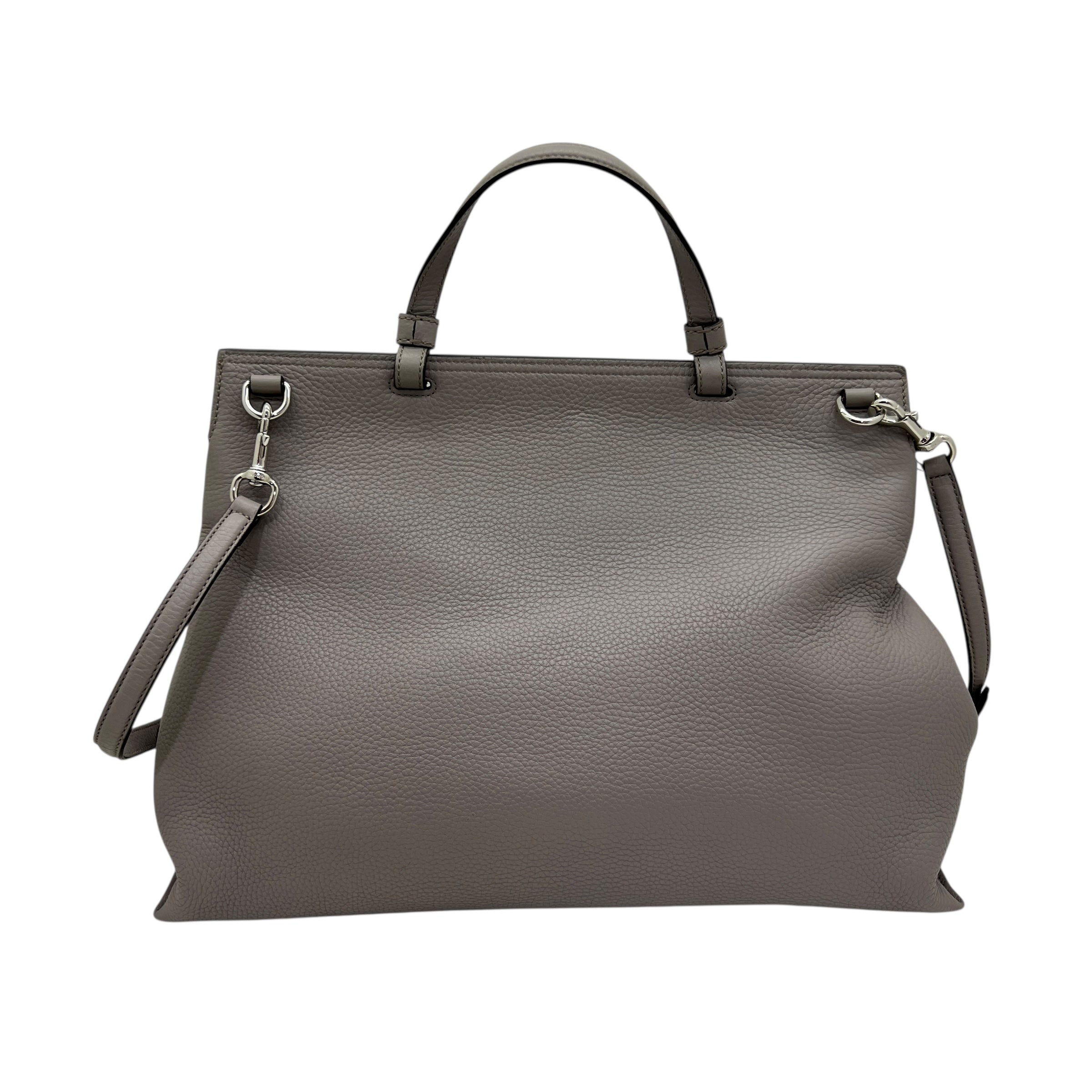 Bamboo borsa a tracolla in pelle