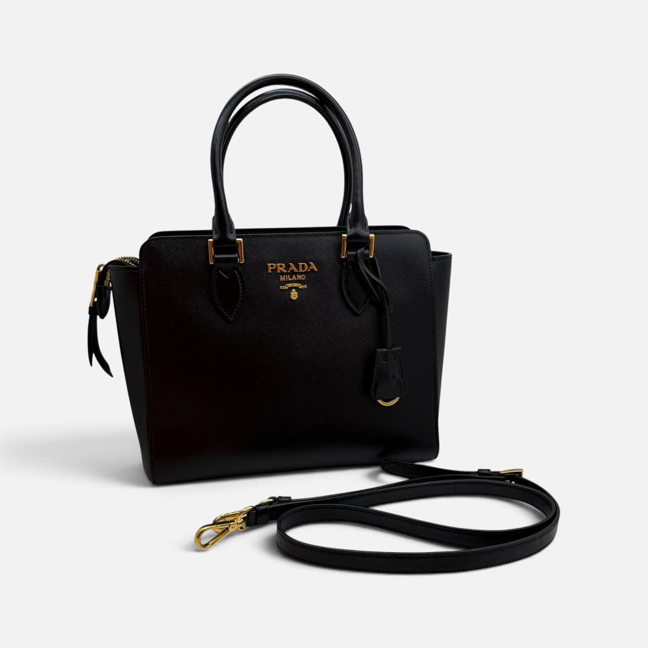 Borsa a mano in saffiano