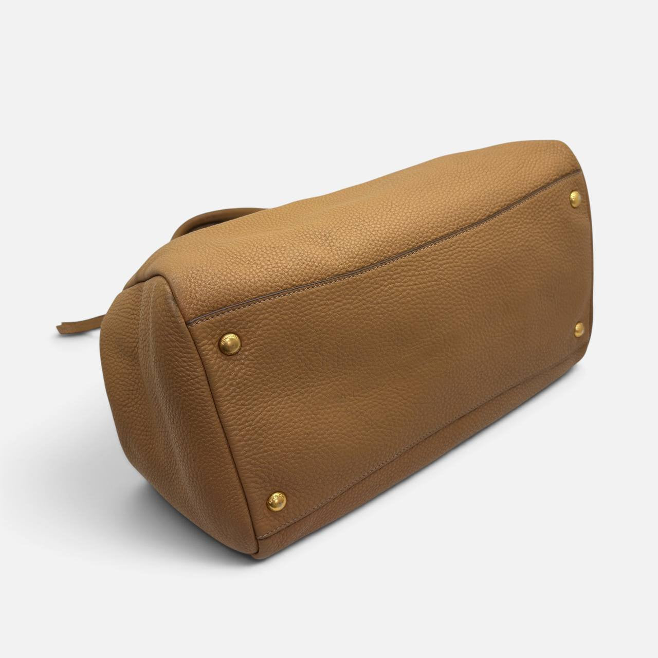 Borsa a mano in vitello daino