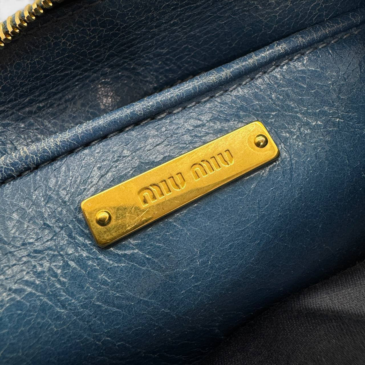 Borsa a mano in vitello shine