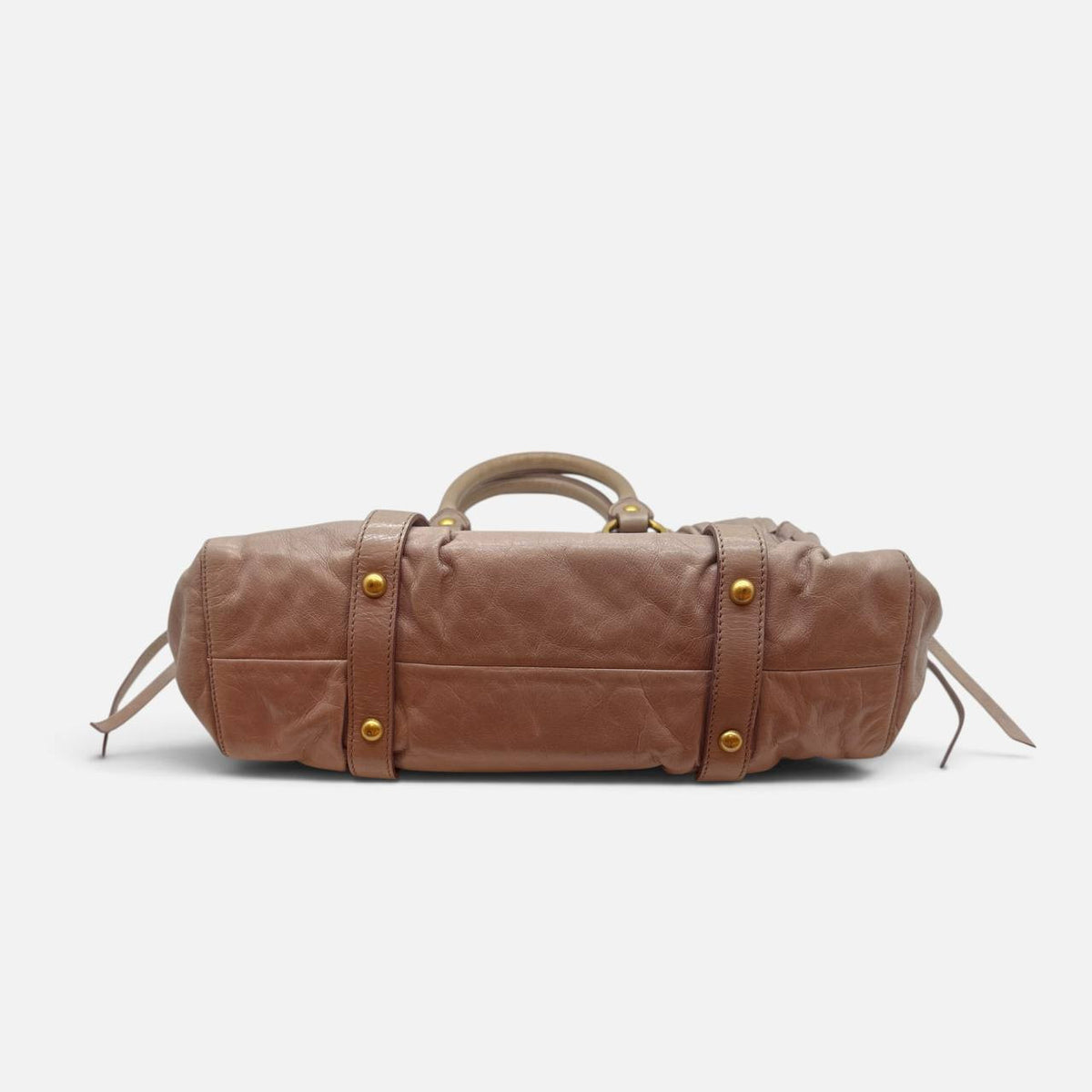 Borsa a mano/tracolla in pelle rosa cipria