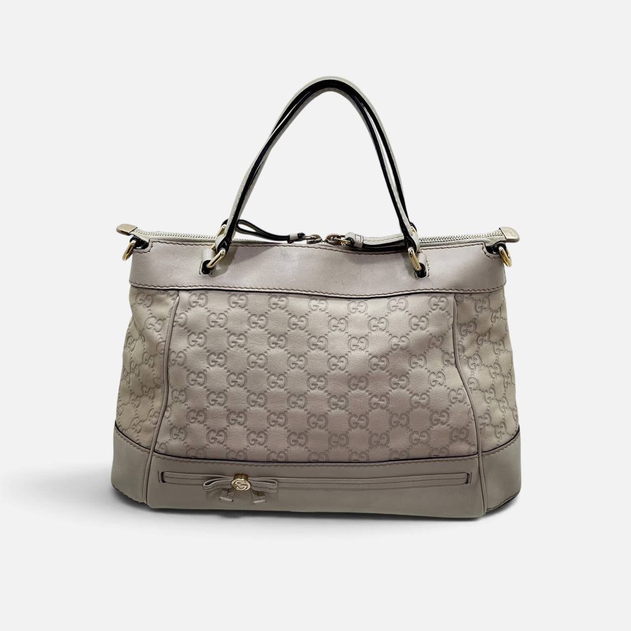 Borsa a mano vintage in pelle GUCCISSIMA
