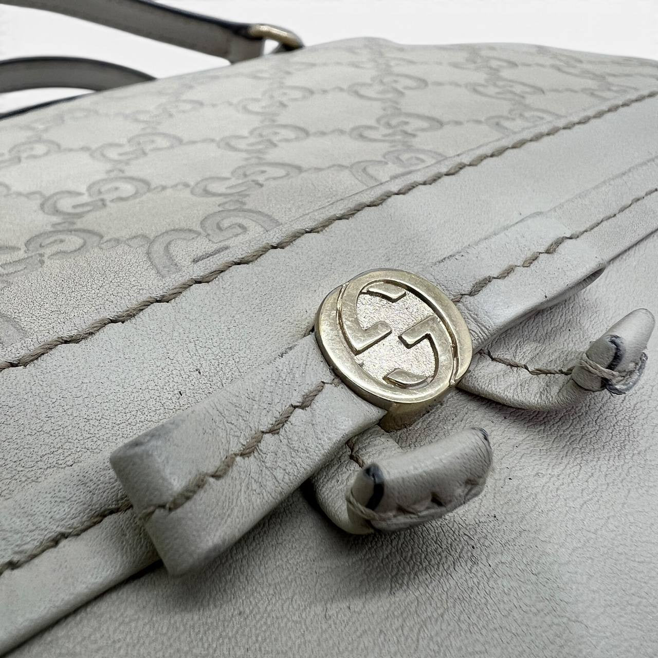 Borsa a mano vintage in pelle GUCCISSIMA