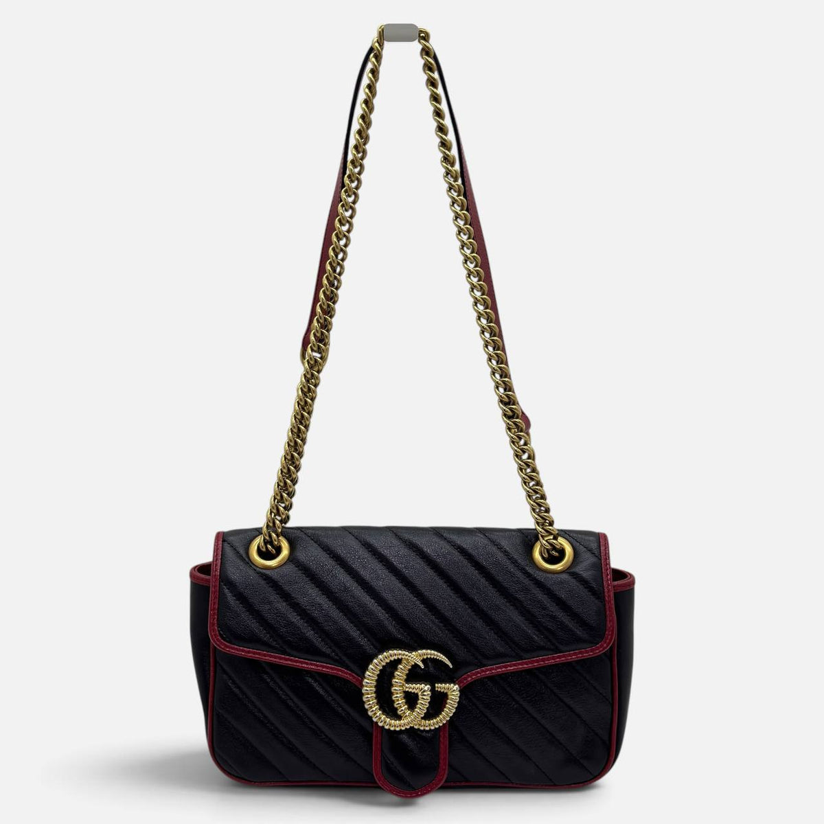Borsa a spalla GG Marmont misura media
