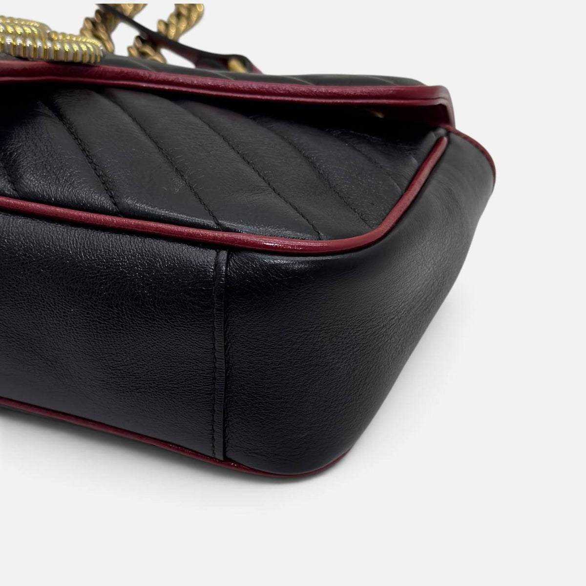 Borsa a spalla GG Marmont misura media