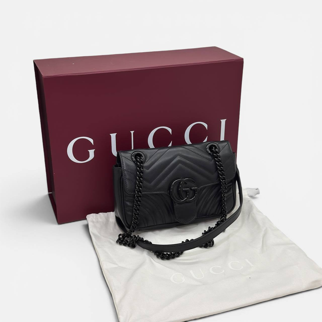 Borsa a spalla GG Marmont misura piccola