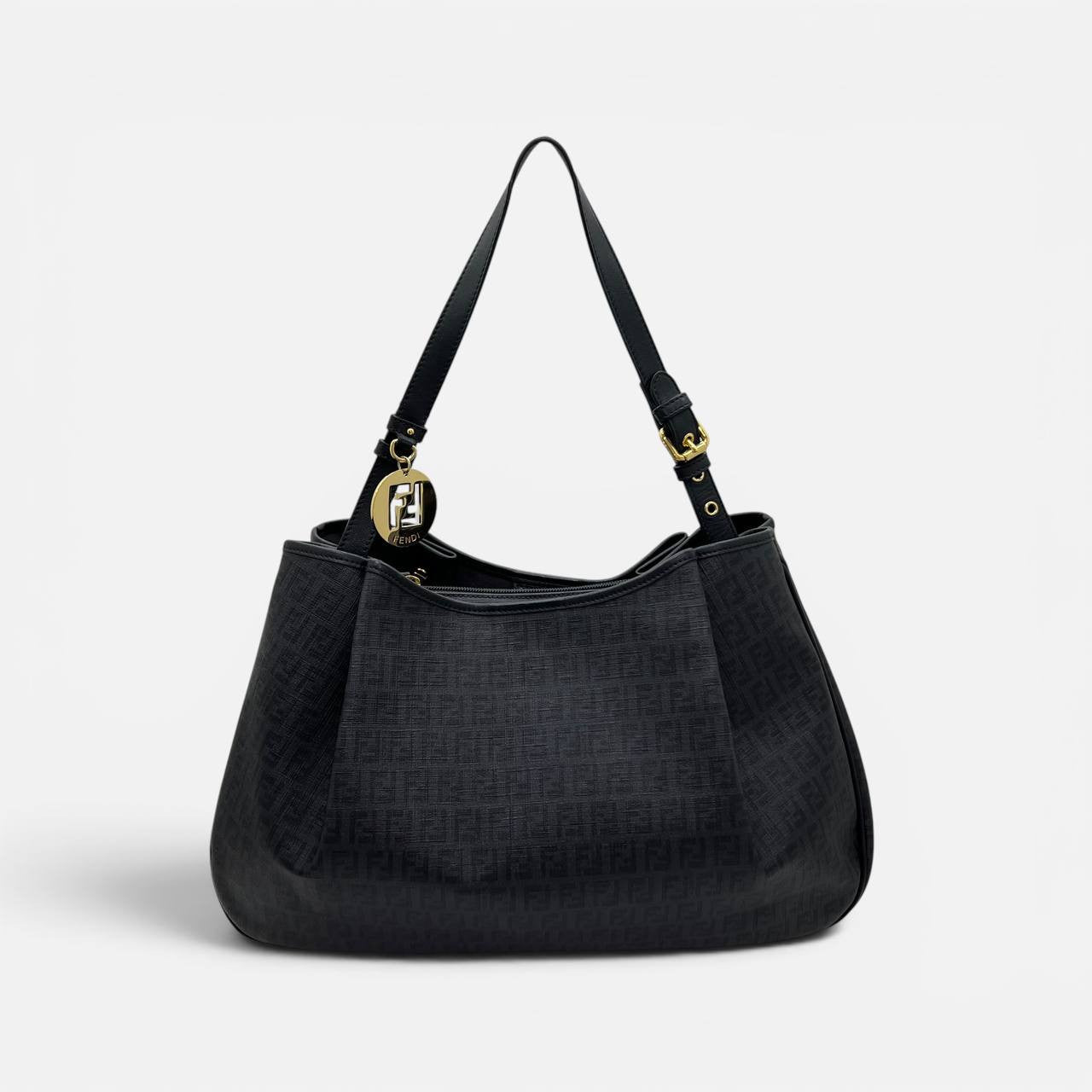 Borsa a spalla in tela Zucchino