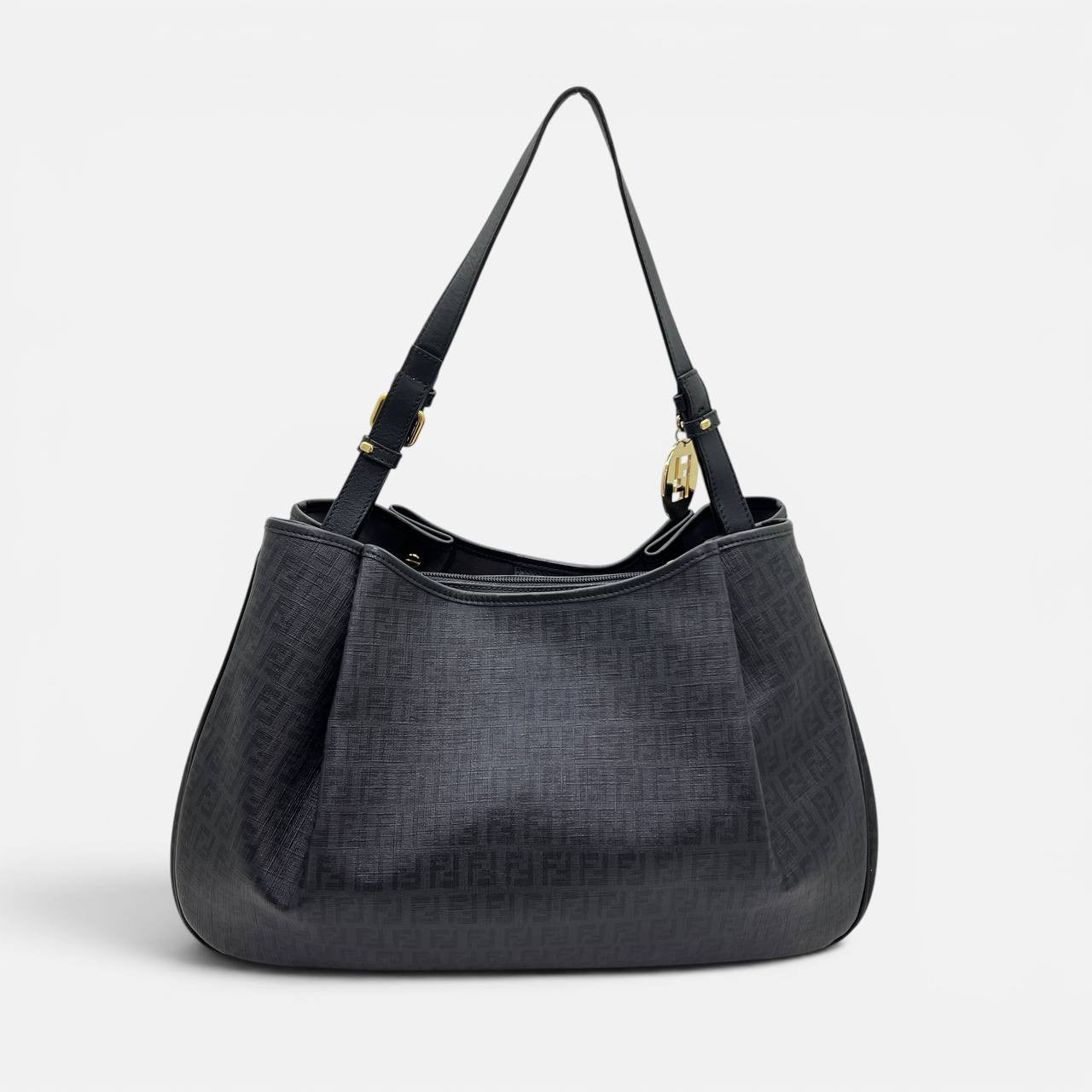Borsa a spalla in tela Zucchino