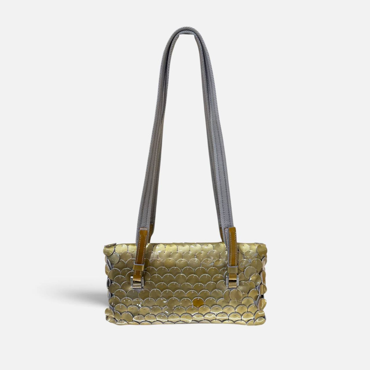 Borsa a spalla vintage con paillettes