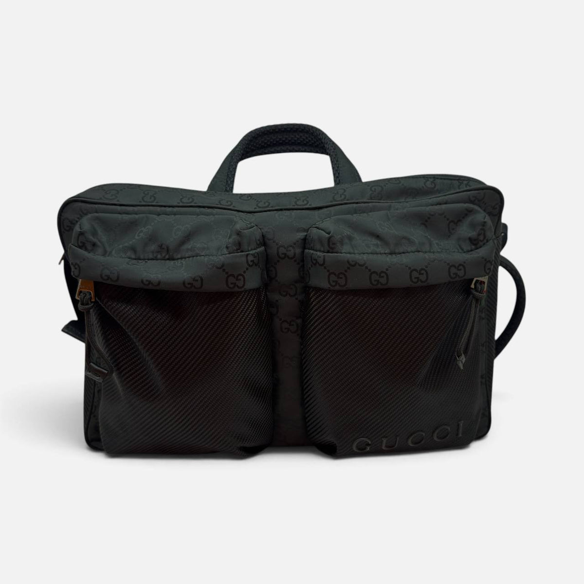 Borsa a tracolla GG in nylon