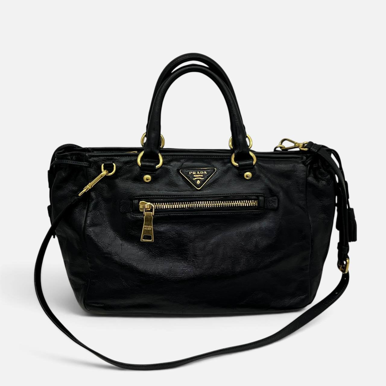 Borsa a tracolla in nappa