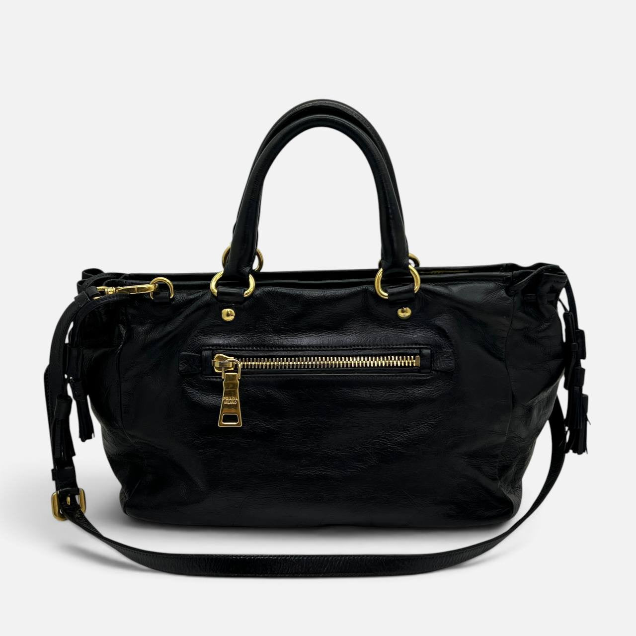 Borsa a tracolla in nappa