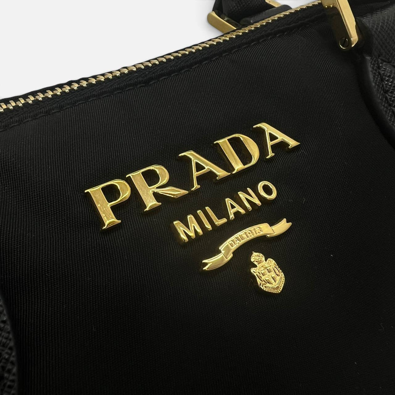 Borsa a tracolla in Nylon e Saffiano