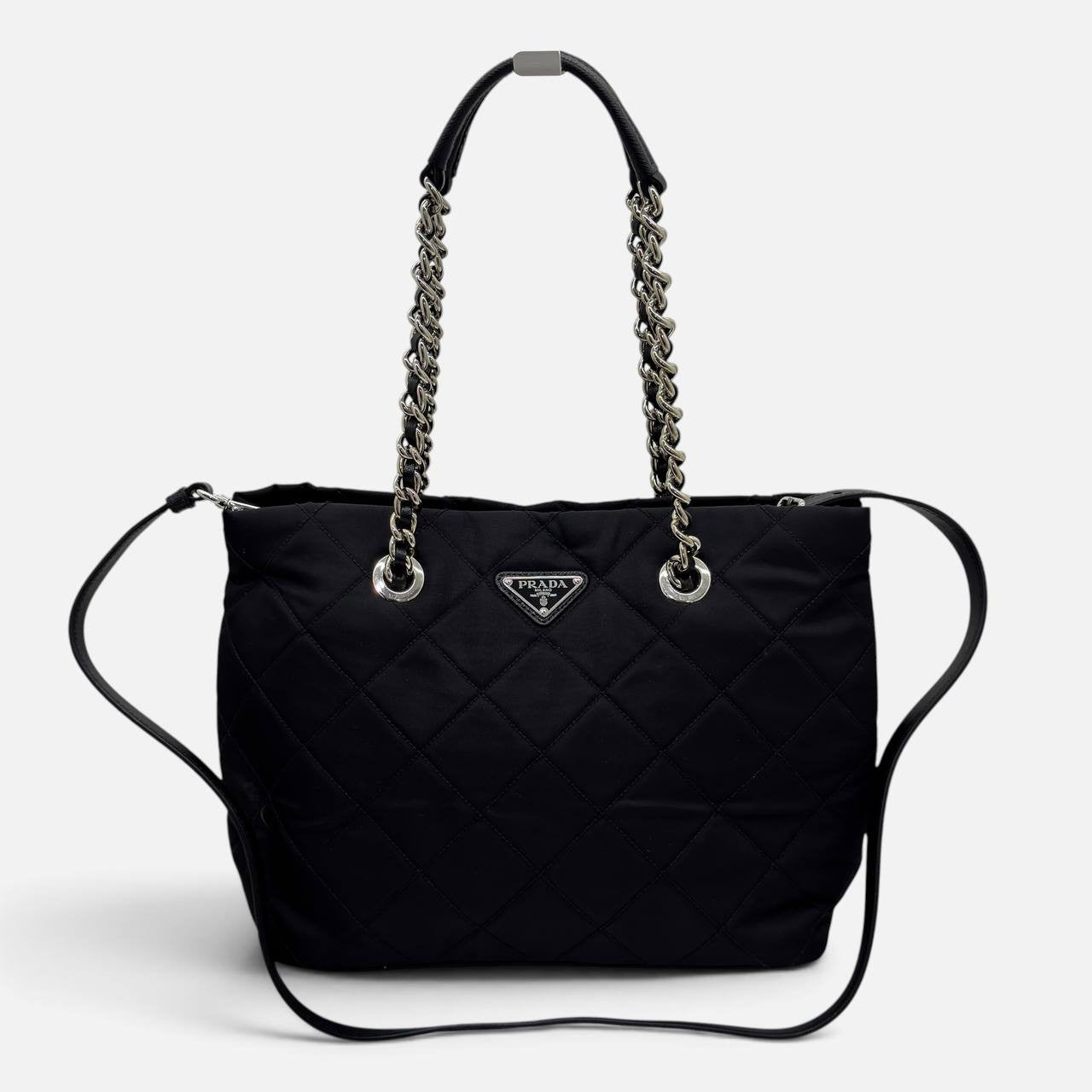 Borsa a tracolla in Nylon trapuntato