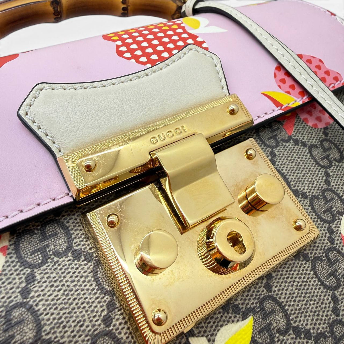 Borsa a tracolla Padlock Les Pommes