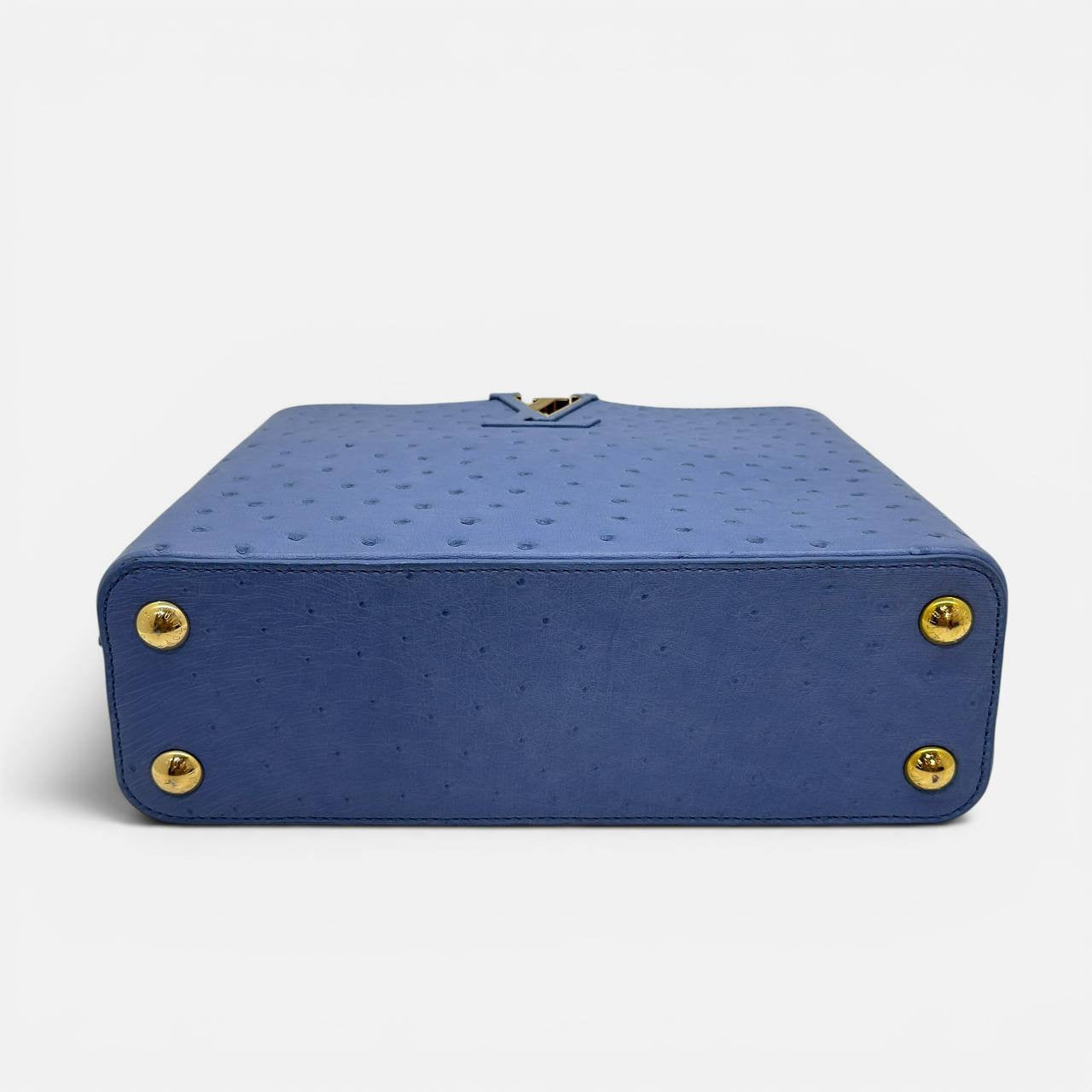 Borsa Capucines MM in struzzo