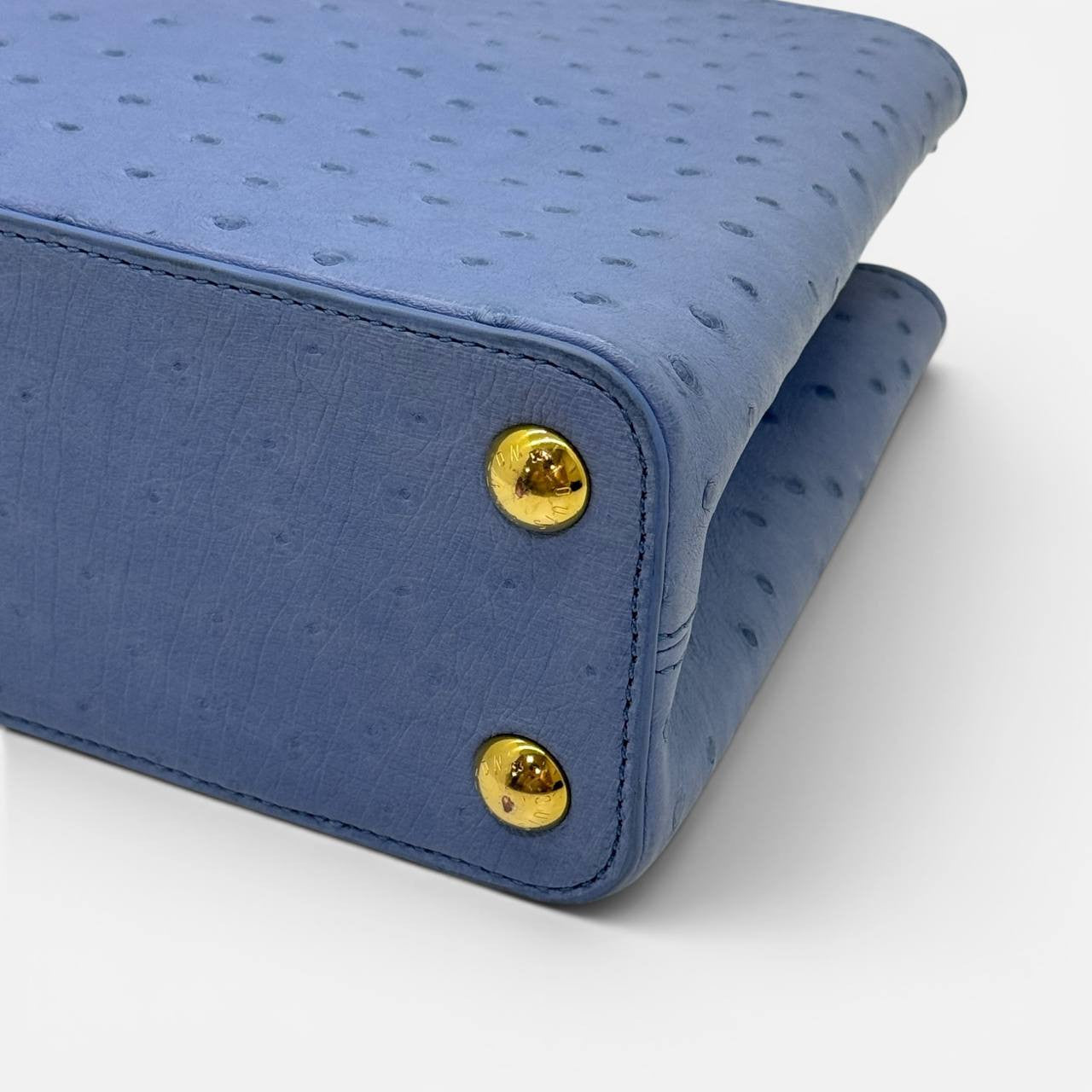 Borsa Capucines MM in struzzo