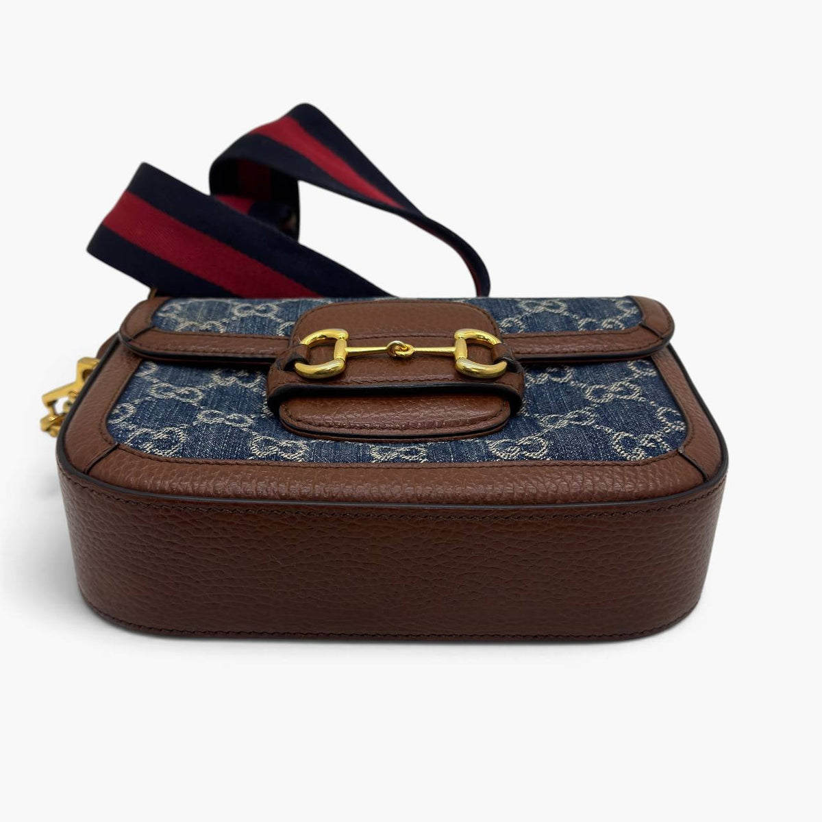 Borsa Horsebit 1955 Denim
