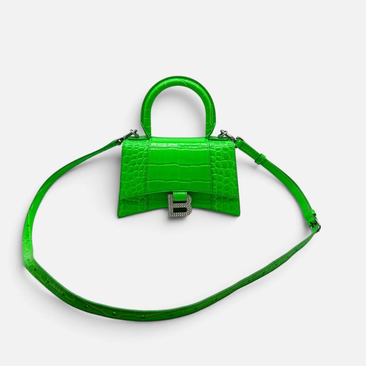 Borsa Hourglass XS verde