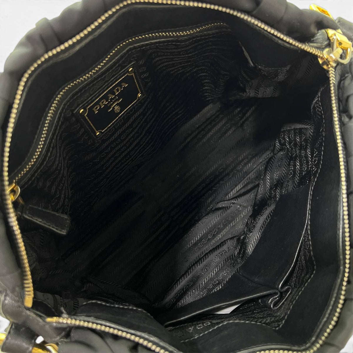 Borsa in Nylon e pelle