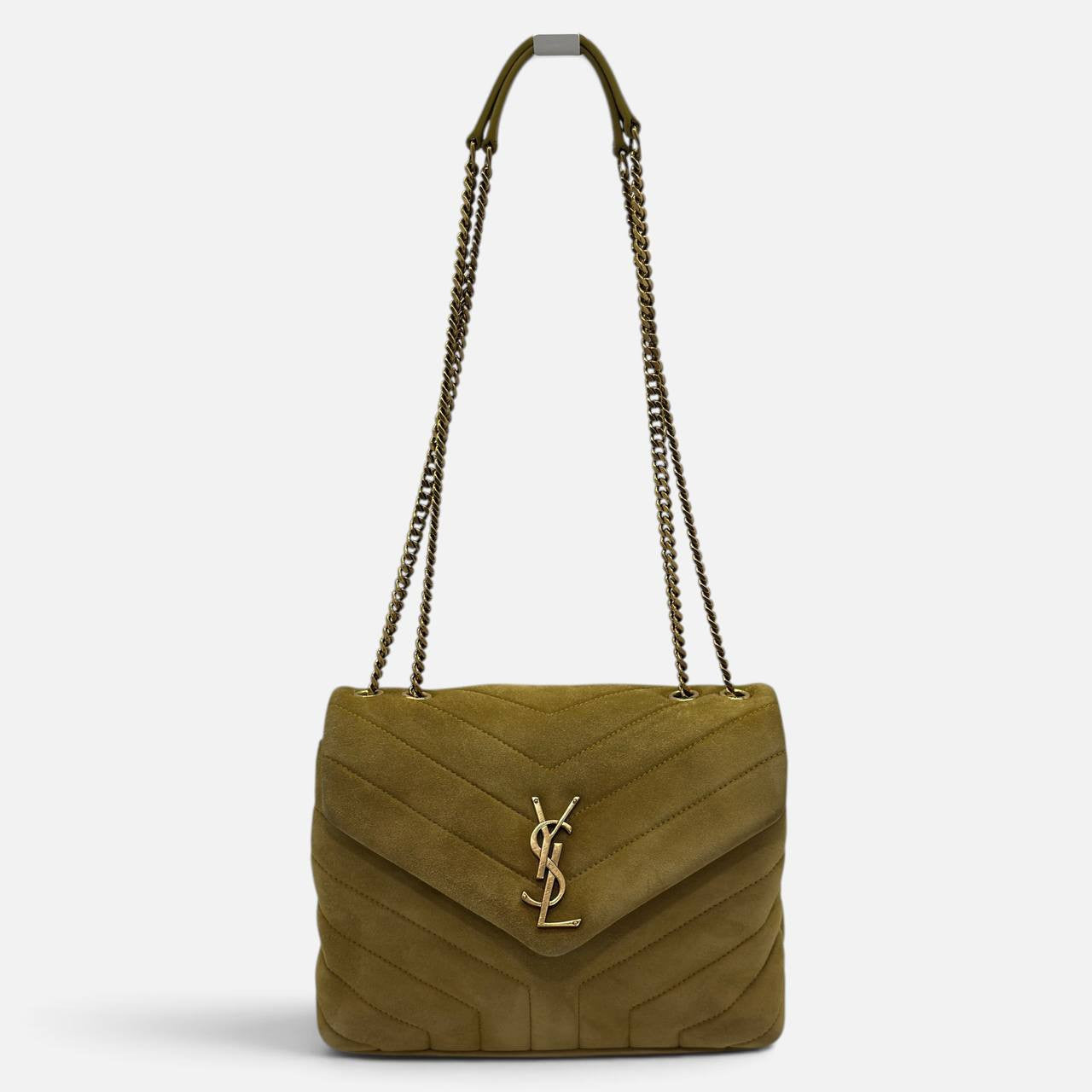 Borsa Loulou piccola in suede