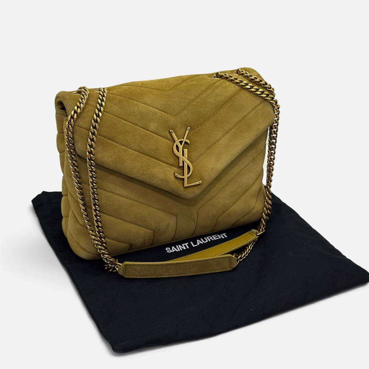 Borsa Loulou piccola in suede