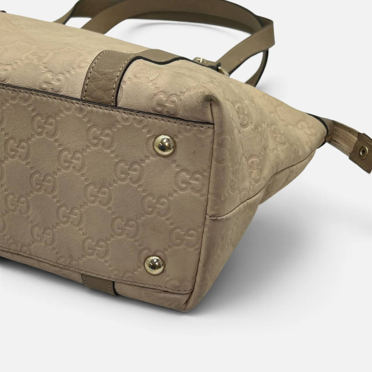 Borsa Shopping in pell GG rosa