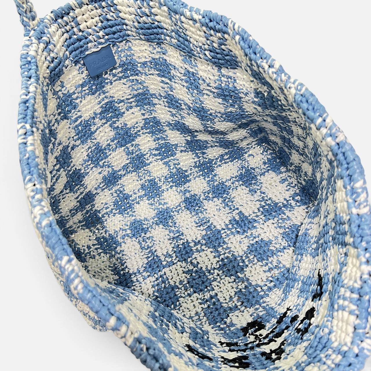 Borsa shopping in raffia