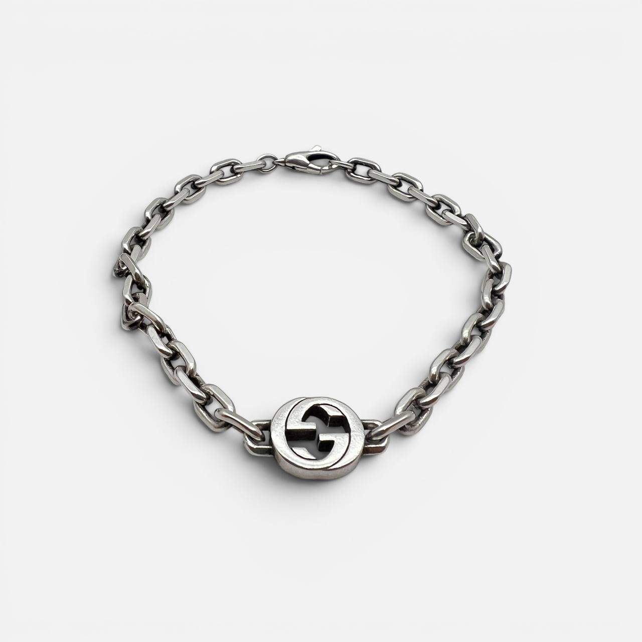 Bracciale interlockin in argento