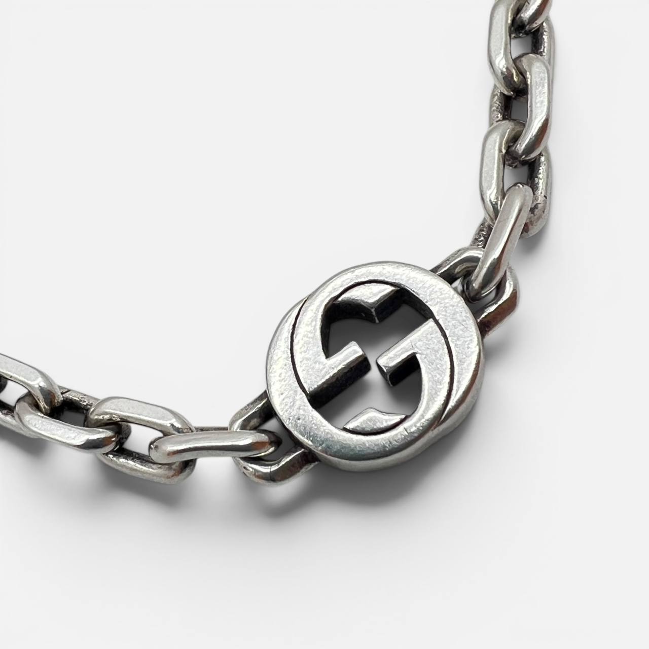 Bracciale interlockin in argento