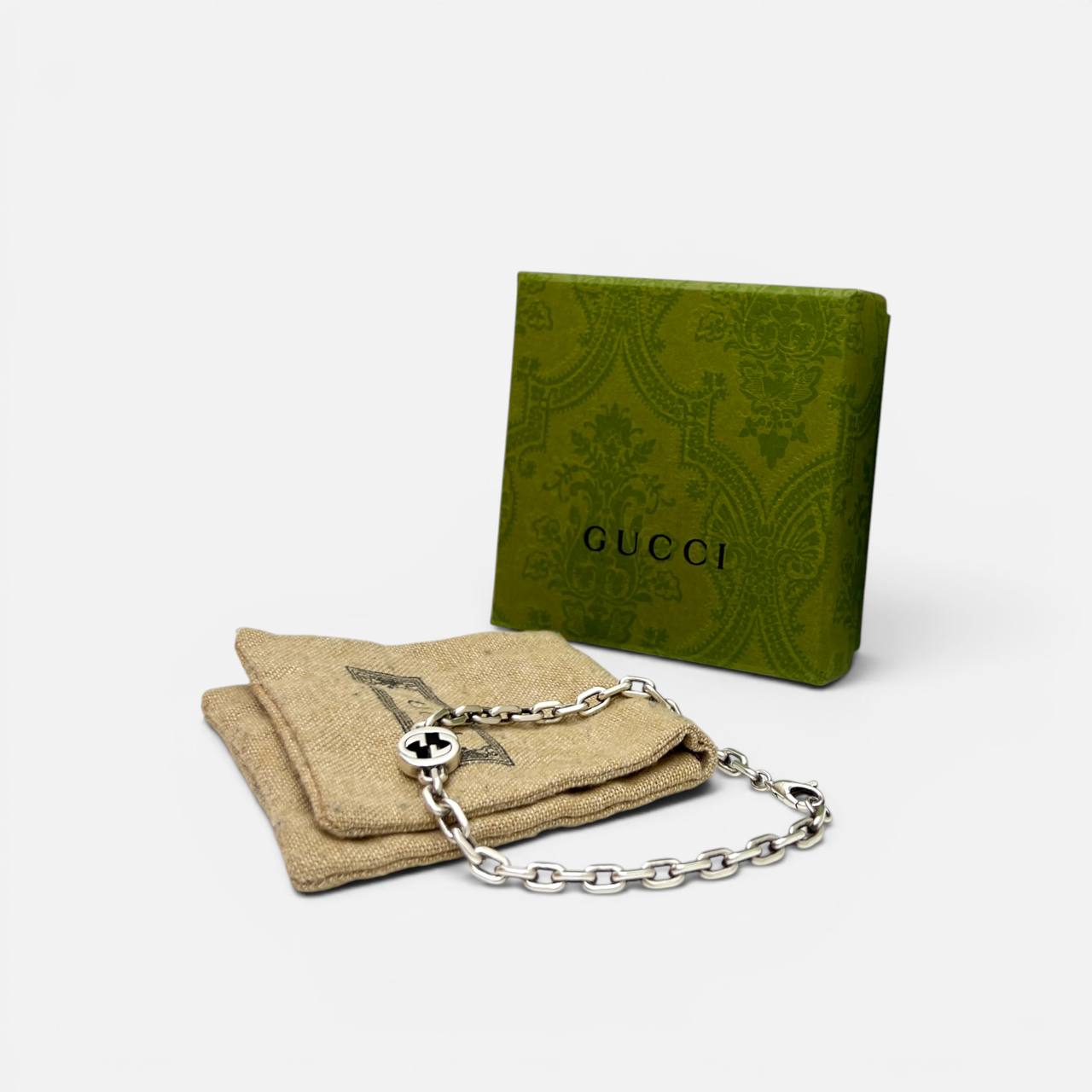 Bracciale interlockin in argento