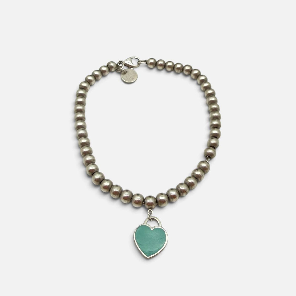 Bracciale Return to Tiffany in argento con pendente smaltato