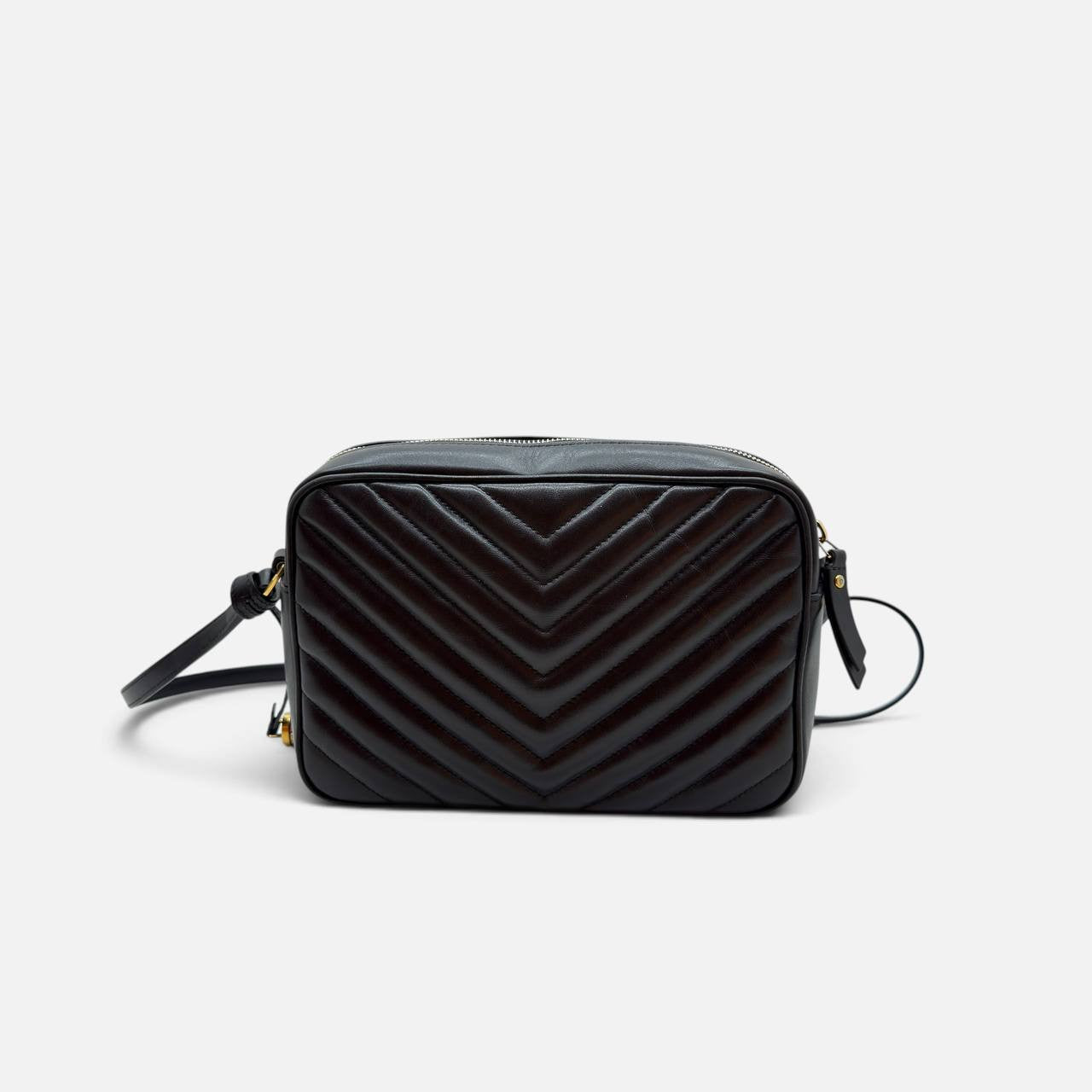 Camera bag trapuntata a tracolla