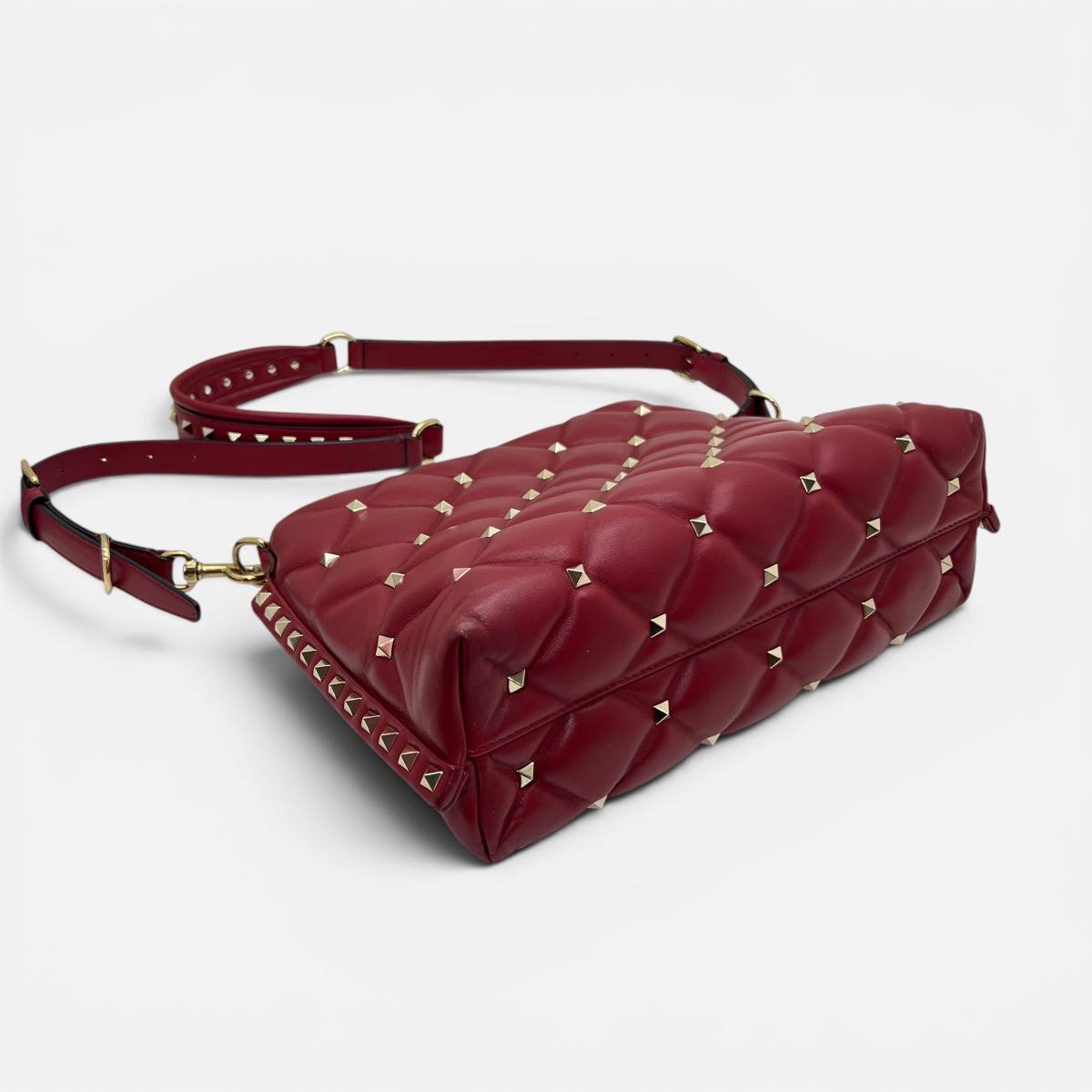 Candystud borsa a tracolla in nappa