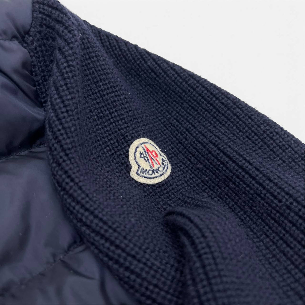 Cardigan imbottito con zip taglia M