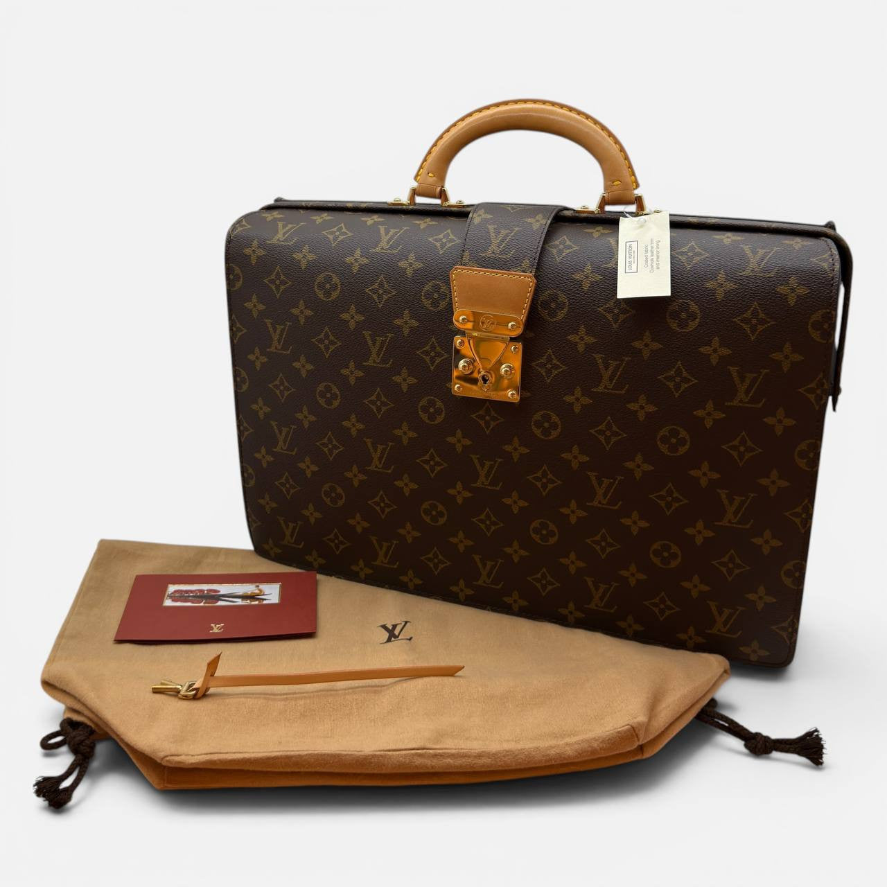 Cartella Monogram Serviette Fermoir