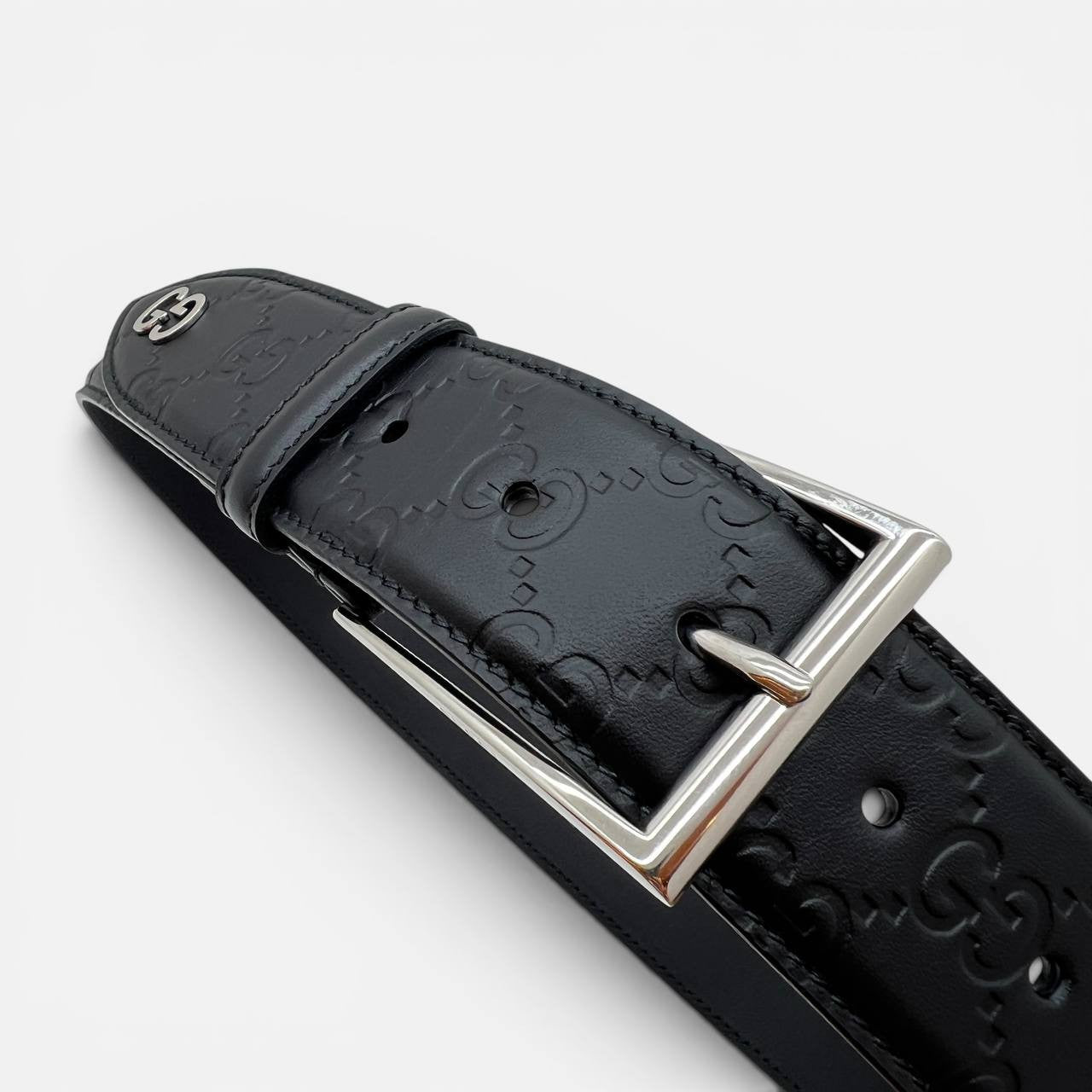 Cintura in pelle GG