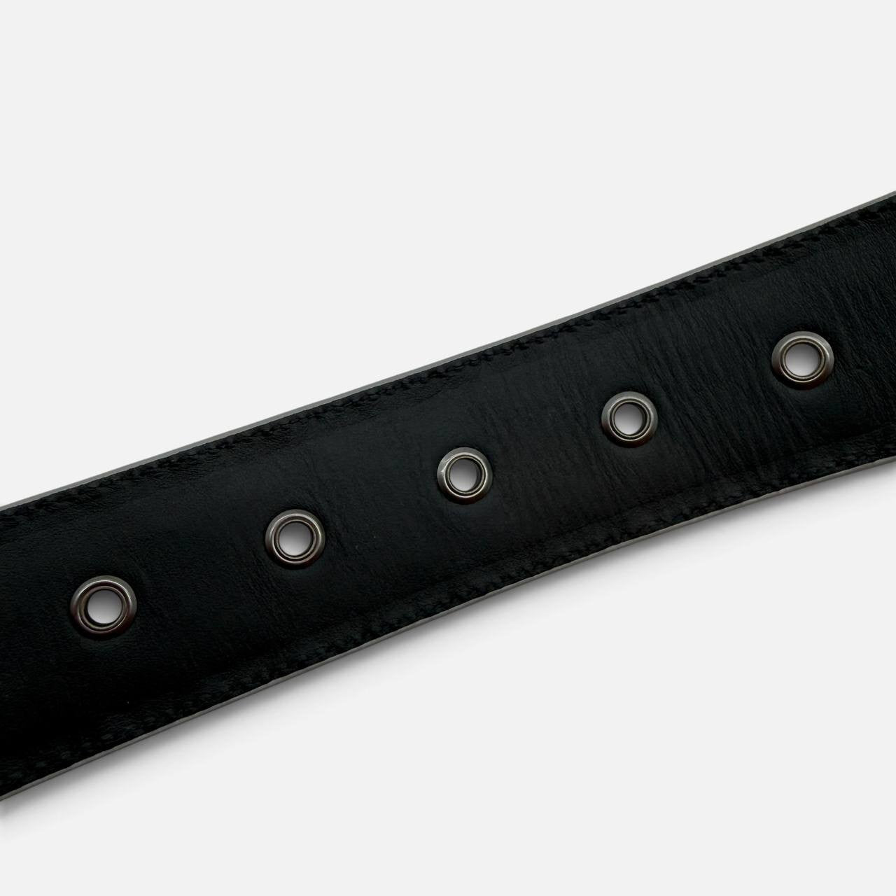Cintura in pelle intrecciata taglia 100