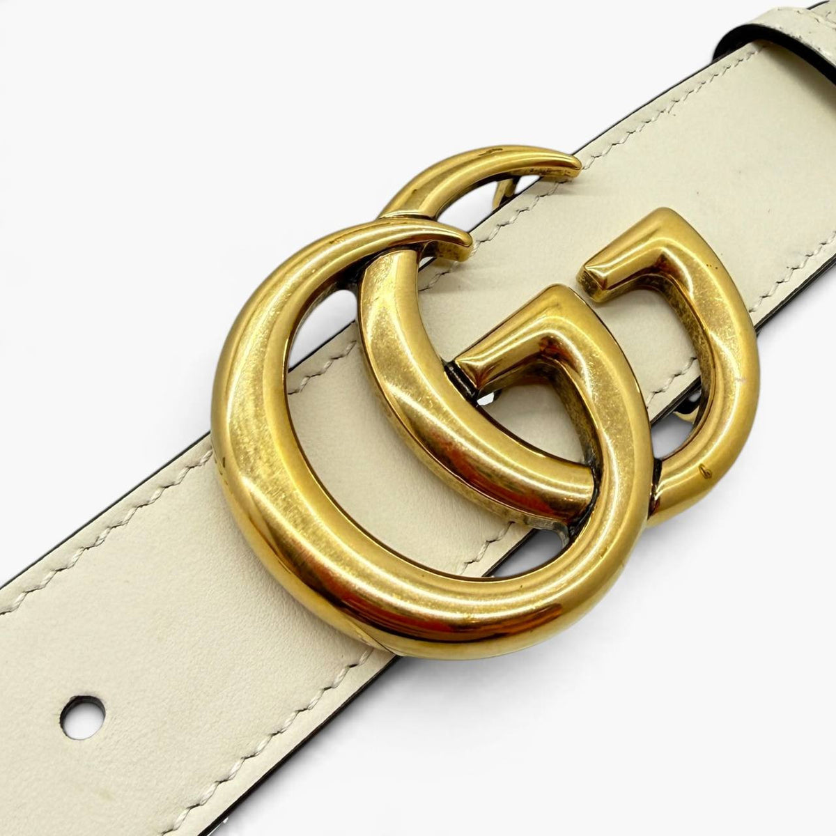 Cintura reversibile GG Marmont taglia 80