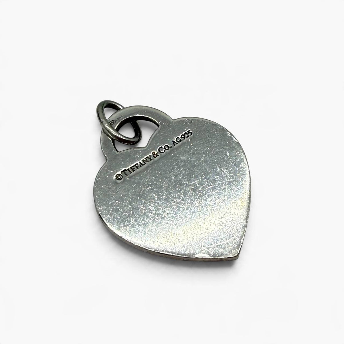 Ciondolo Heart Tag in argento