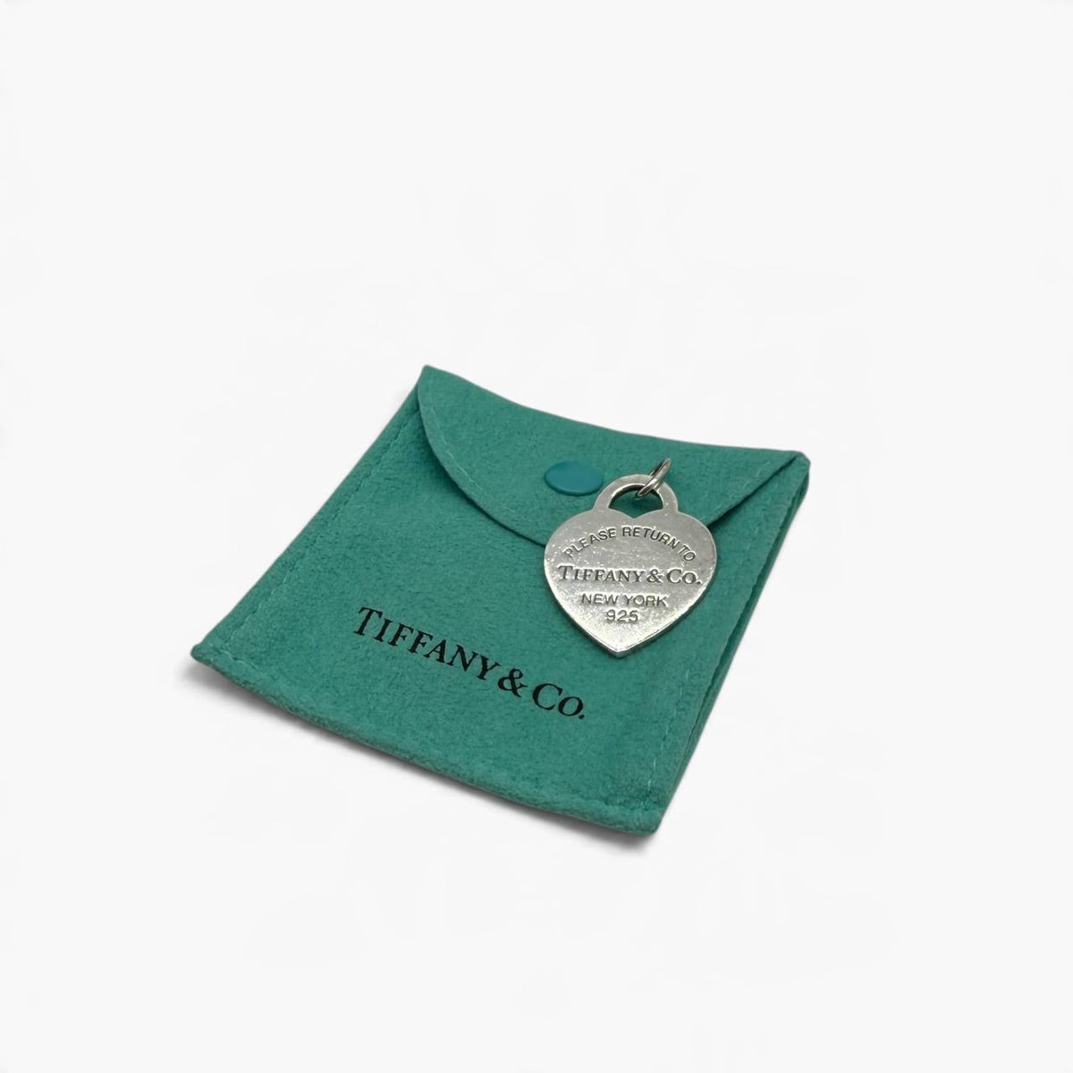 Ciondolo Heart Tag in argento