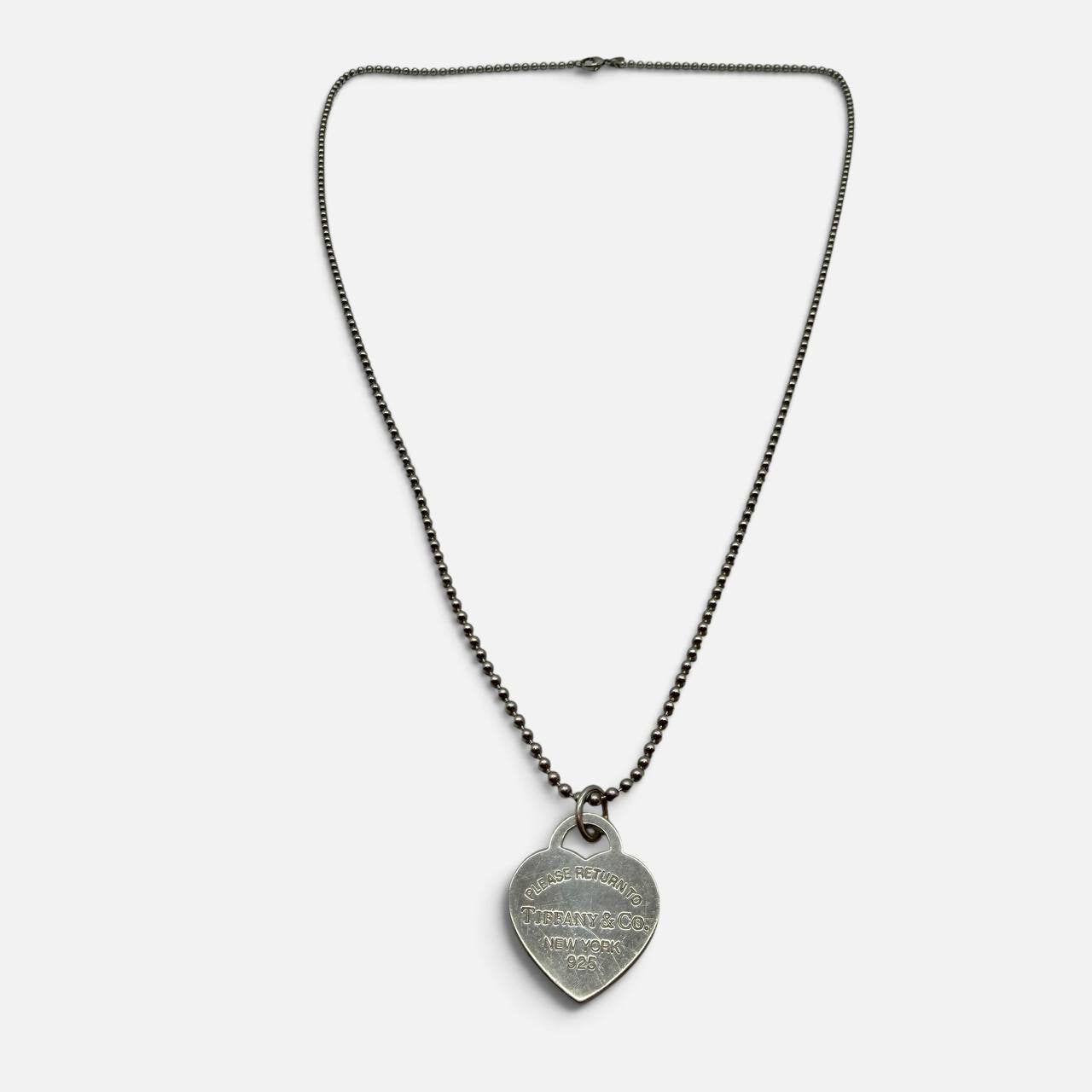 Collana Bead Heart Tag
