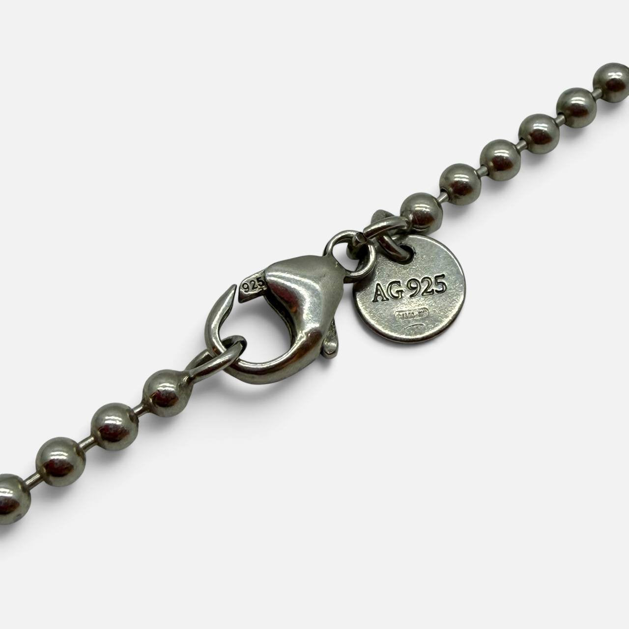 Collana Bead Heart Tag